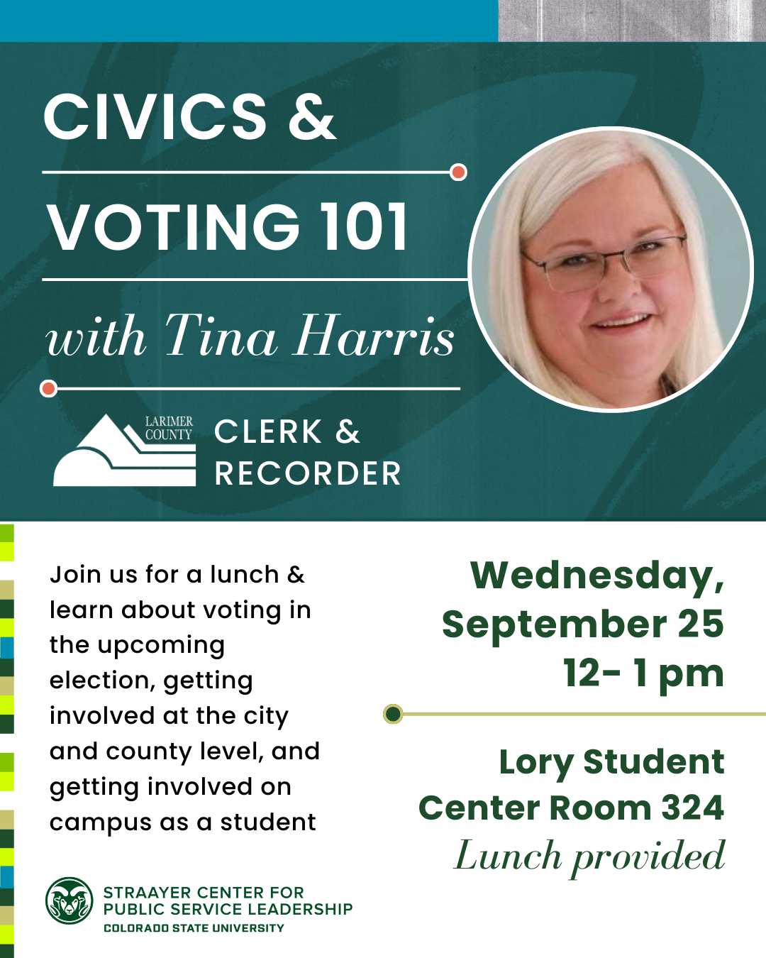 Civics and Voting 101 with Larimer County Clerk and Recorder, Tina Harris