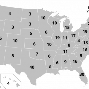 Electoral College map